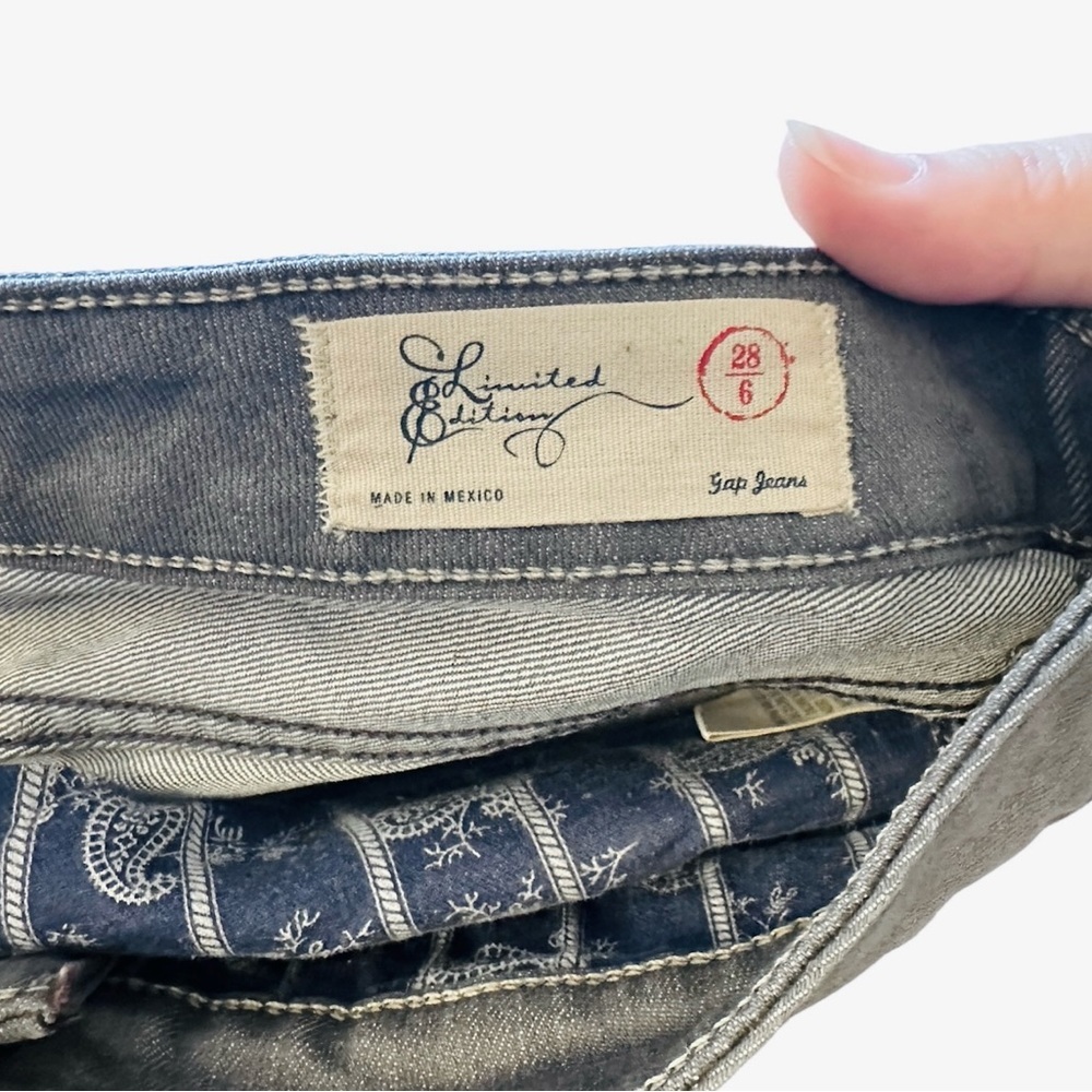 Gap Limited Edition Gray Casual Neutral Low Rise Womens
Jeans Pants Size 28/6 - Picture 9 of 13